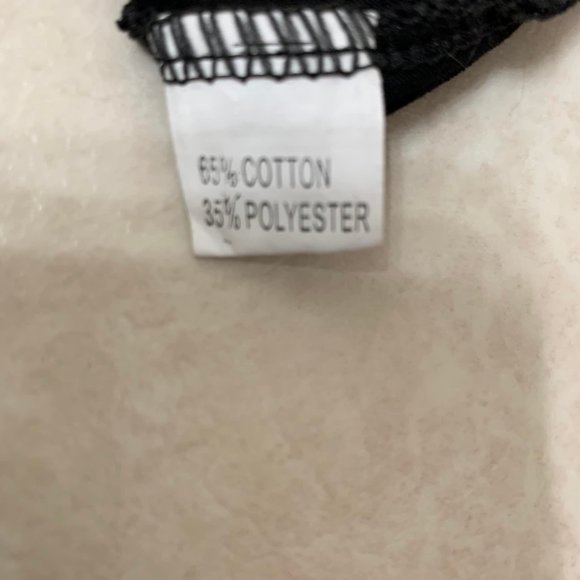 🌷3 for$25🌷Wanderlust, US XL, Black & Tan Floral Rhinestone Jersey Tunic Dress - Picture 6 of 6